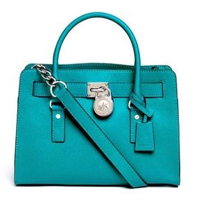 Michael Kors teal purse